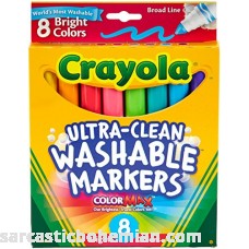 Crayola 8 Count Washable Bright Markers B0013WG2CY